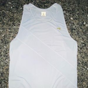 Men’s large TrackSmith strata running singlet. Read details
